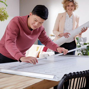 Posters met wisselframe