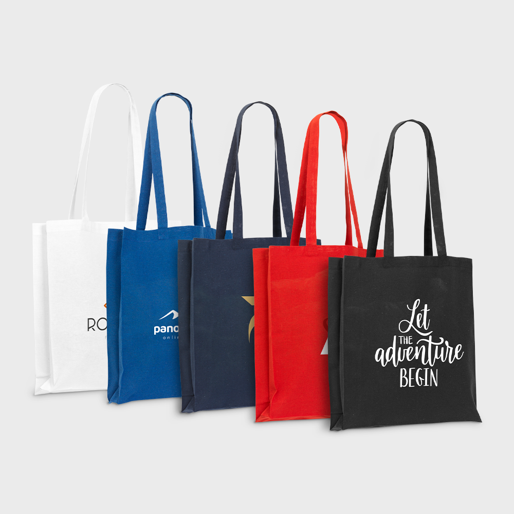 Kleurrijke tas GRS gerecyclede katoen