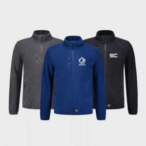 Fleece werkvest met rits