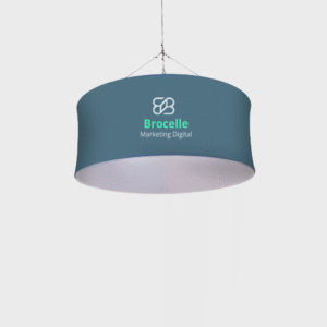 Hangende ronde zip-up display