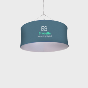 Hangende ronde zip-up display